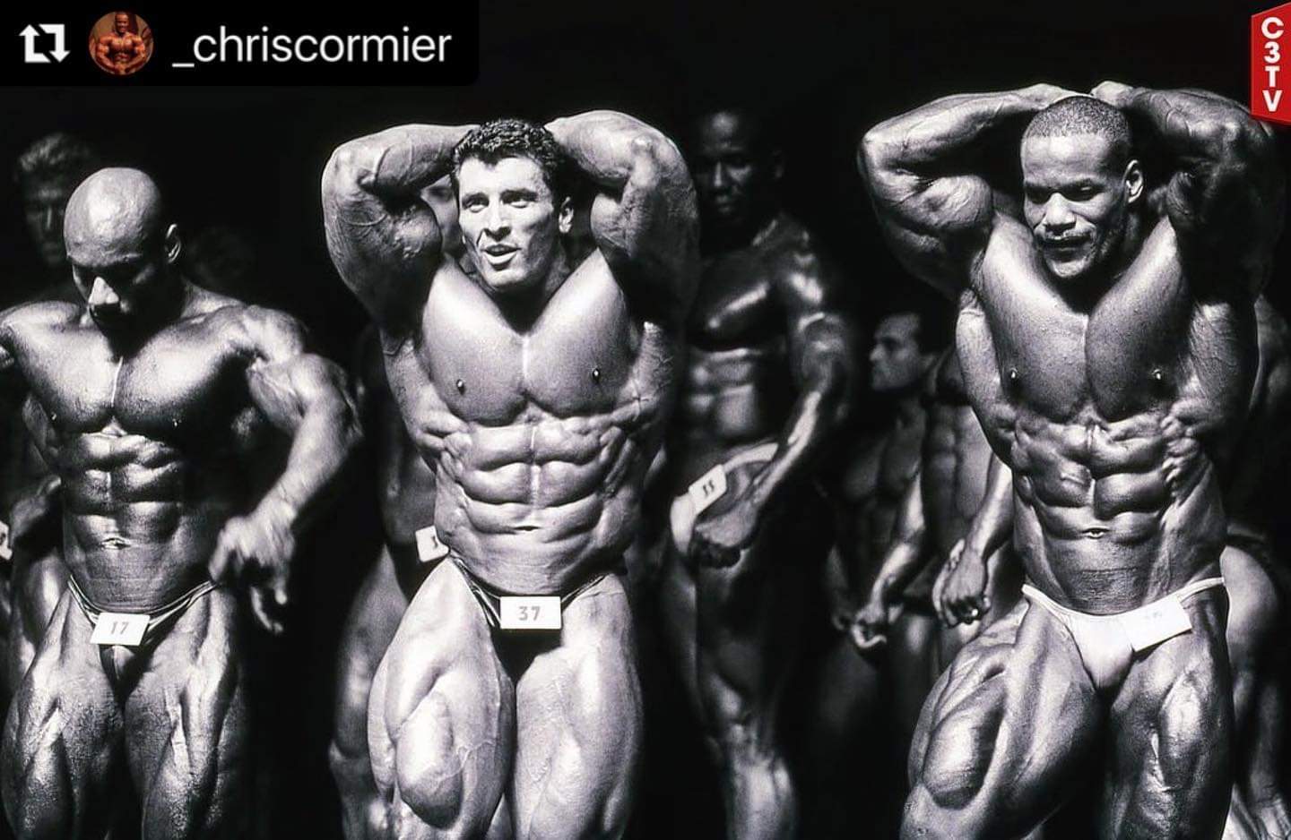 un confronto alla night of champions del 1998 tra ernie taylor e milos sarcev e chris cormier posa addome e gambe